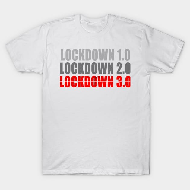 Lockdown 3.0 T-Shirt by Thedesignstuduo